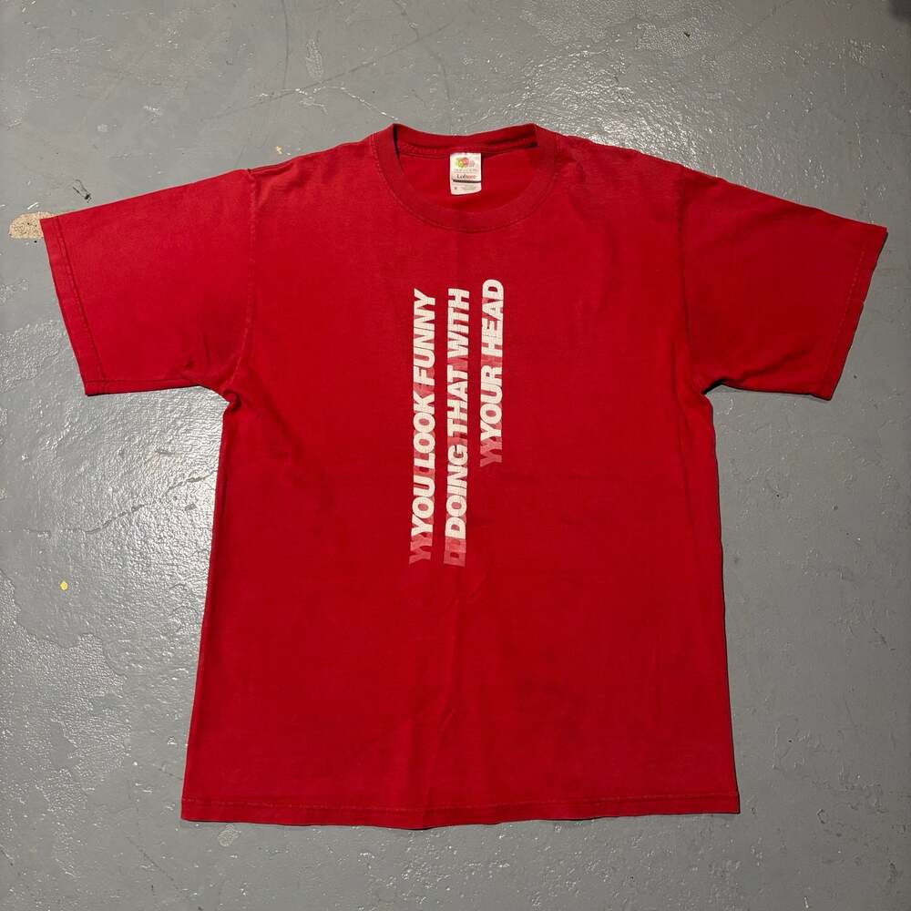 Why are you doing that with your head? y2k vintage t-shirt